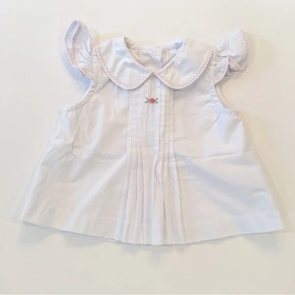 Zuccini 9M Embroidered Collared Dress/Top - Picture 2 of 7